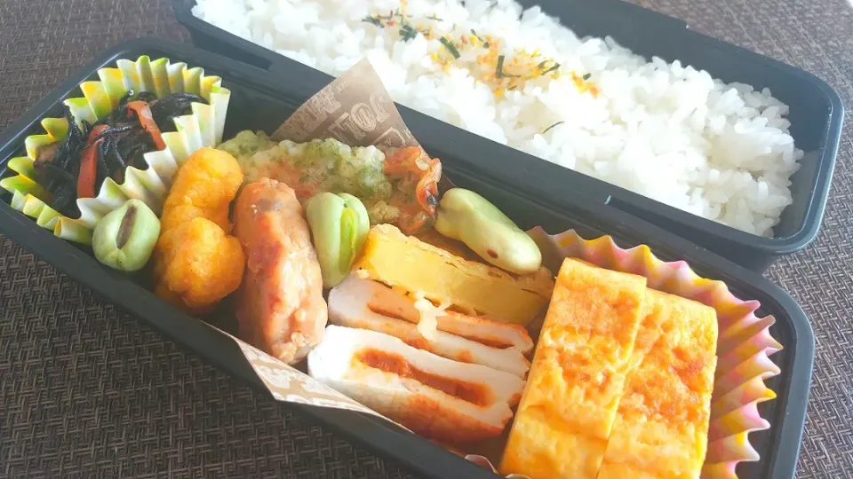 Snapdishの料理写真:19.06.28の夫くんへのお弁当🍱|💗やよ💗さん