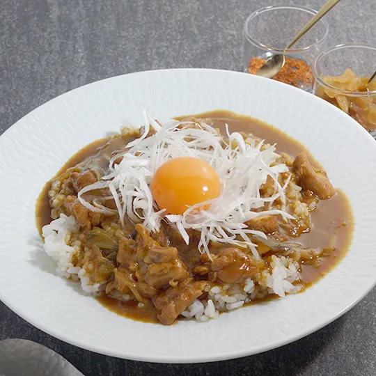 圧力鍋で作った、鶏のせせりと長ネギカレー|Wonder chefさん