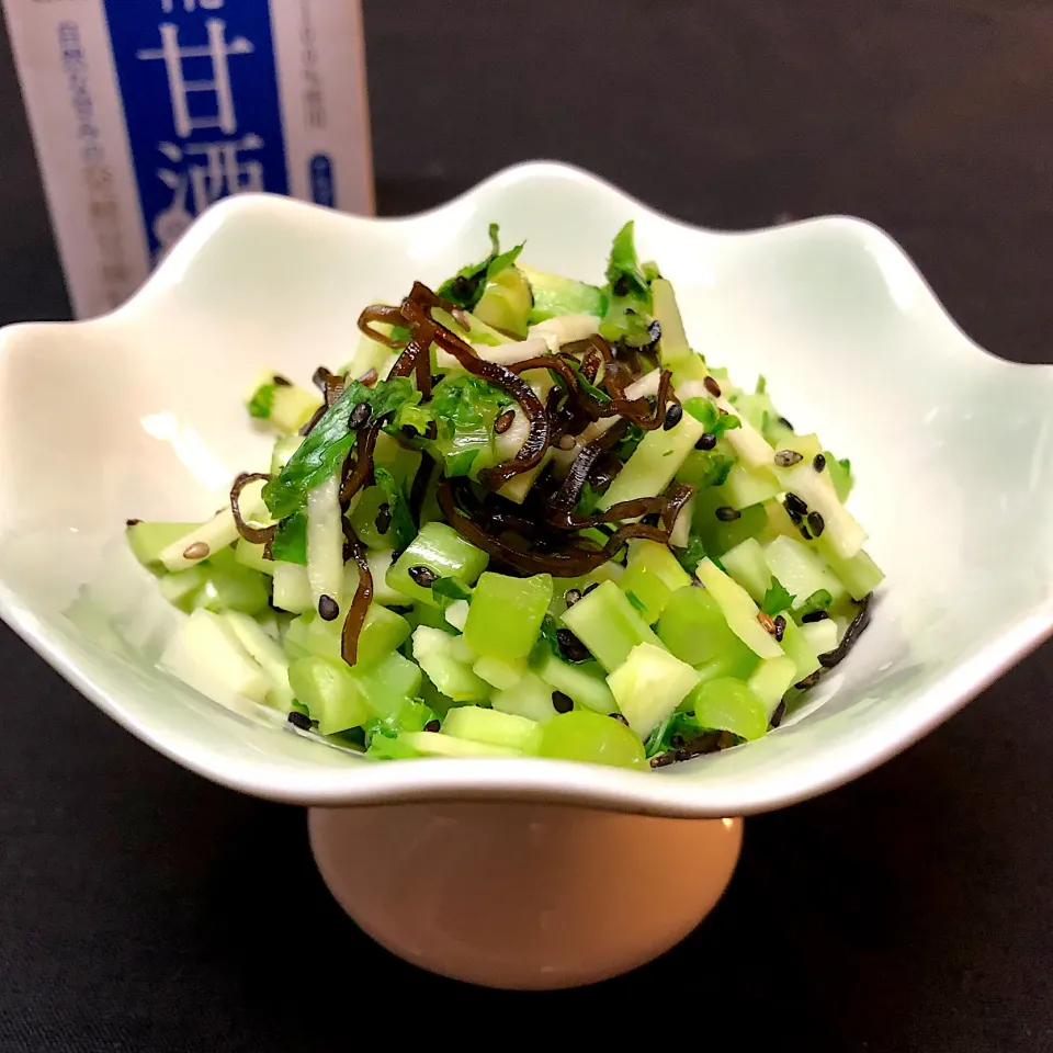 大根菜＆ブロッコリー茎糀甘酒和え物🥦|henryさん