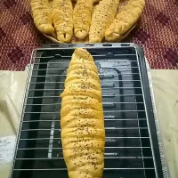 Snapdishの料理写真:Giant Chicken bread|Dr.khiziさん