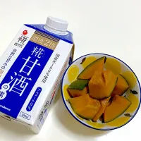 Snapdishの料理写真:かぼちゃの糀甘酒煮|mame_さん