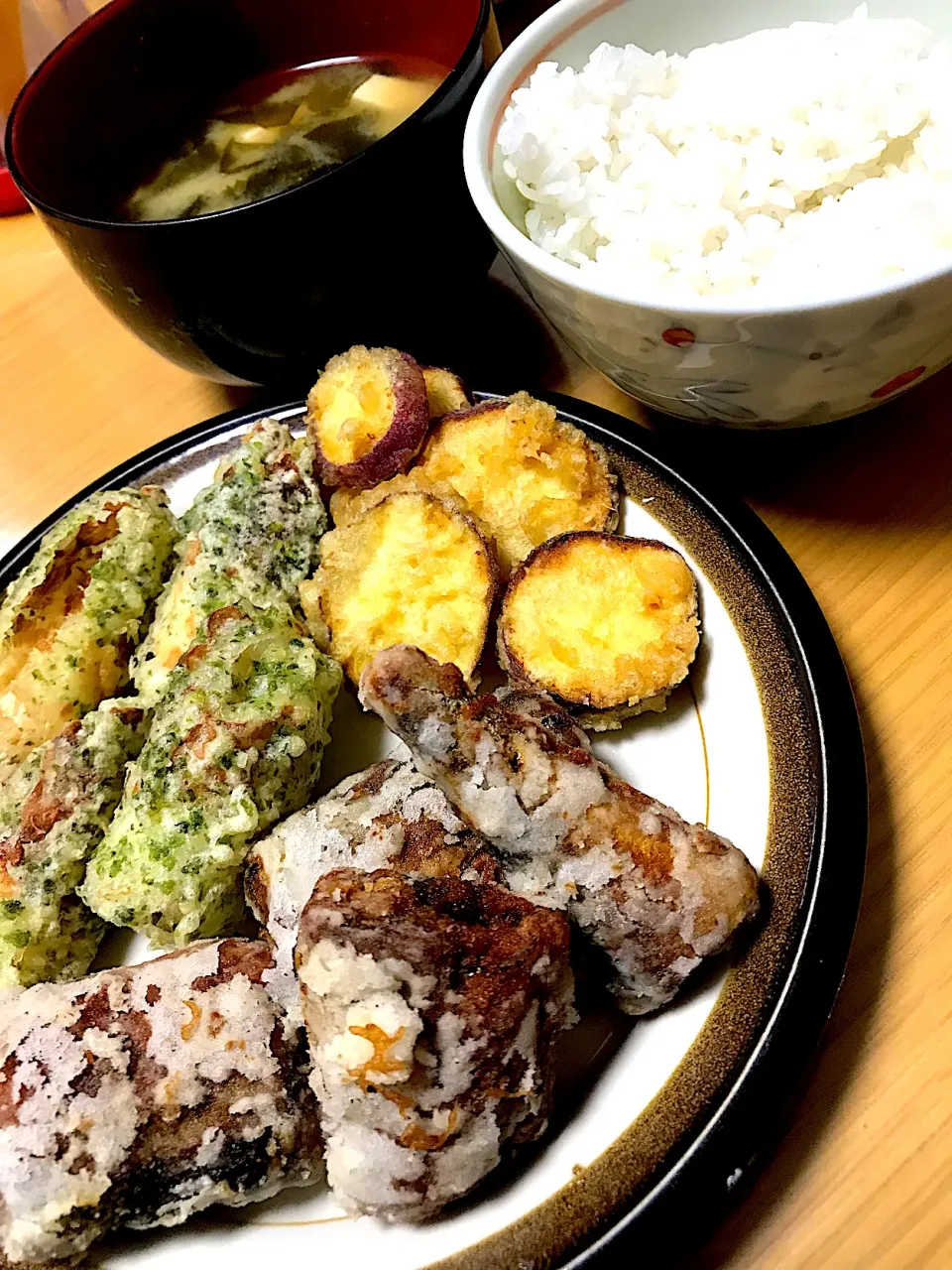 さんまの竜田揚げ&ちくわの磯辺揚げ|sinさん