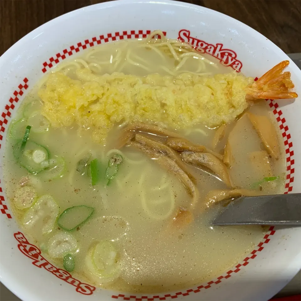 復活、すがきや天ぷらラーメン|Morito Kamiyaさん