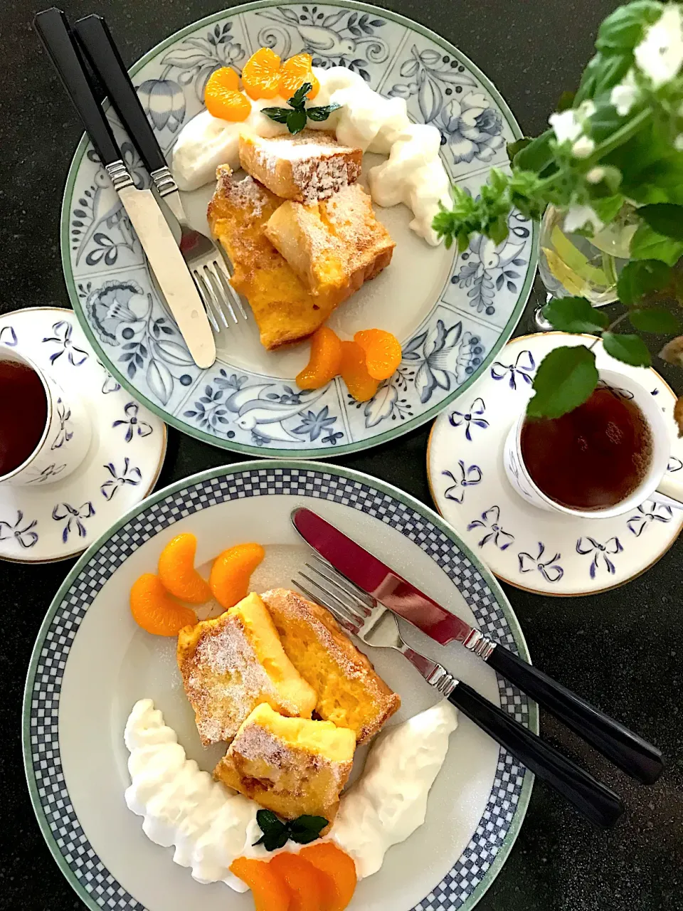 マルコメさんの麹甘酒の素で作ったフレンチトースト朝ごはん|シュトママさん