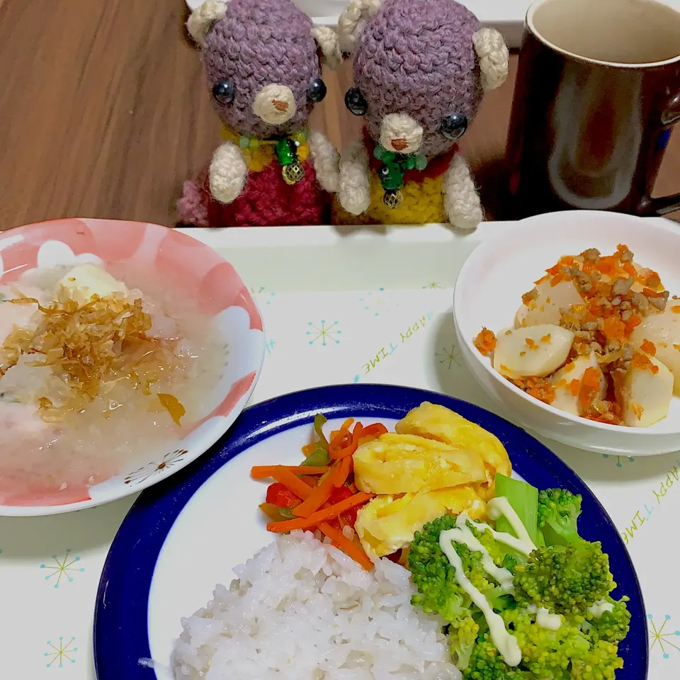 新米に抗えてない昨日の晩ご飯( ・∇・)|chagashiさん