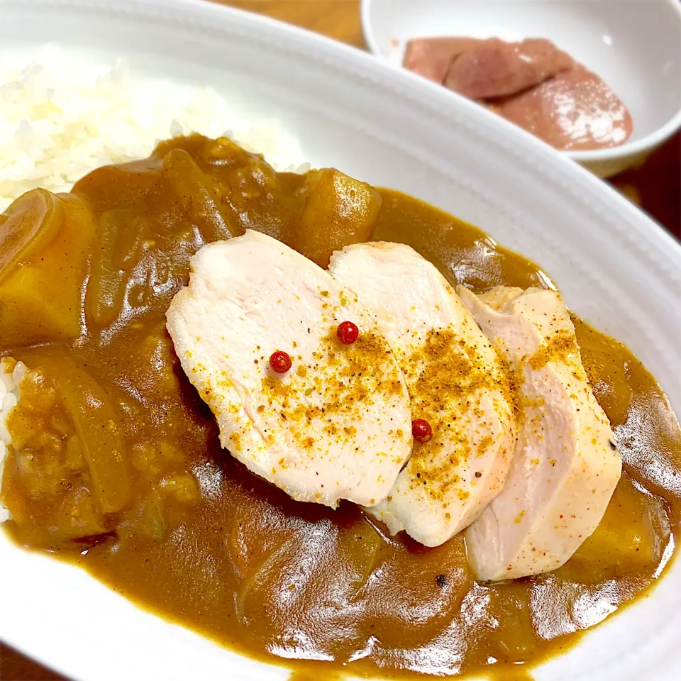 蒸し鶏のカレー|長谷川裕子さん