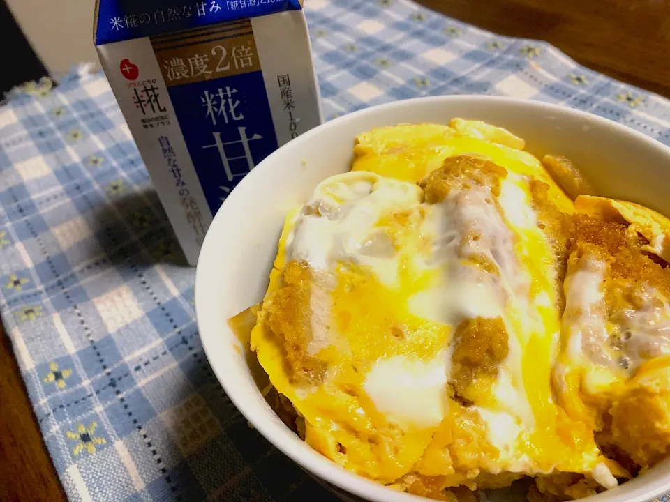 マルコメさんの糀甘酒の素でカツ丼|ひだまり農園さん