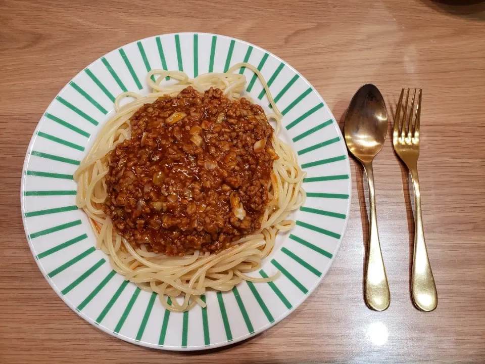 ミートソーススパゲッティー🙆🍝|kayoko.wさん