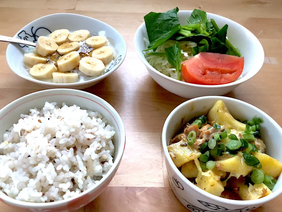 Snapdishの料理写真:一人暮らしご飯🍚|ゆかっち♬さん