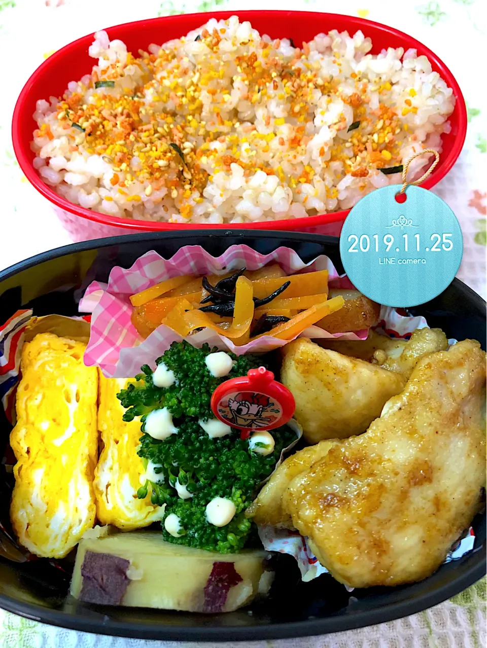 鶏胸肉のカレー照り焼きJKお弁当|harutomomamaさん