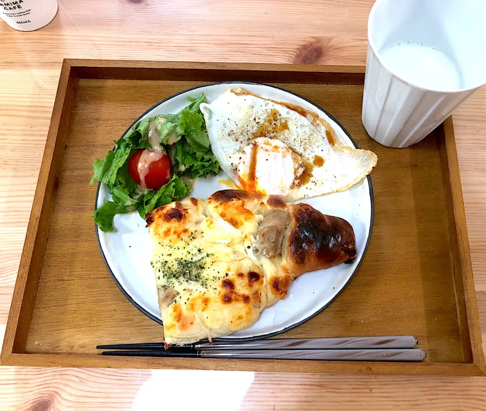 Snapdishの料理写真:11/25 彼朝ごはん|erkさん