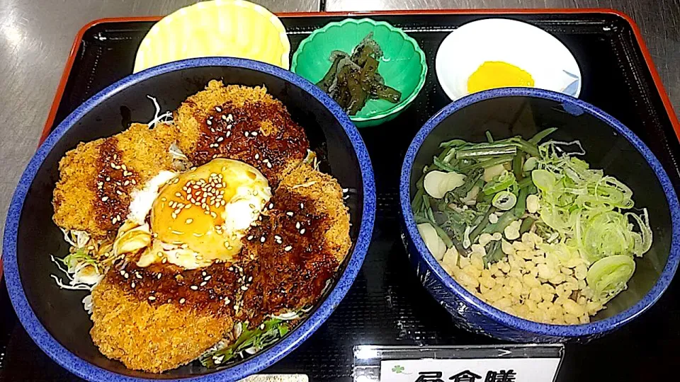 ソースカツ丼＆ハーフ山菜そばセット|nyama1さん