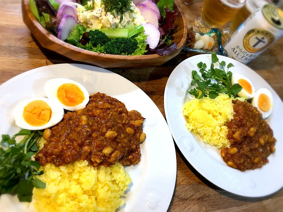 ノンアルコールの日                                          鯖缶カレー|じゅんさんさん