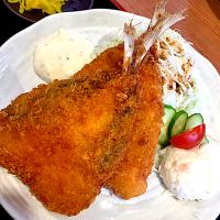 SAでの鯵フライが劇的に美味しかったです。