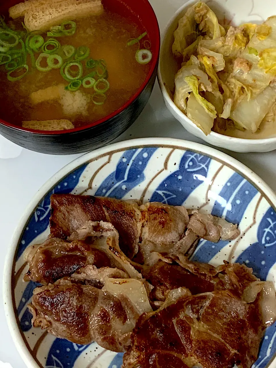 豚肉ロース餃子包み焼き献立|besさん