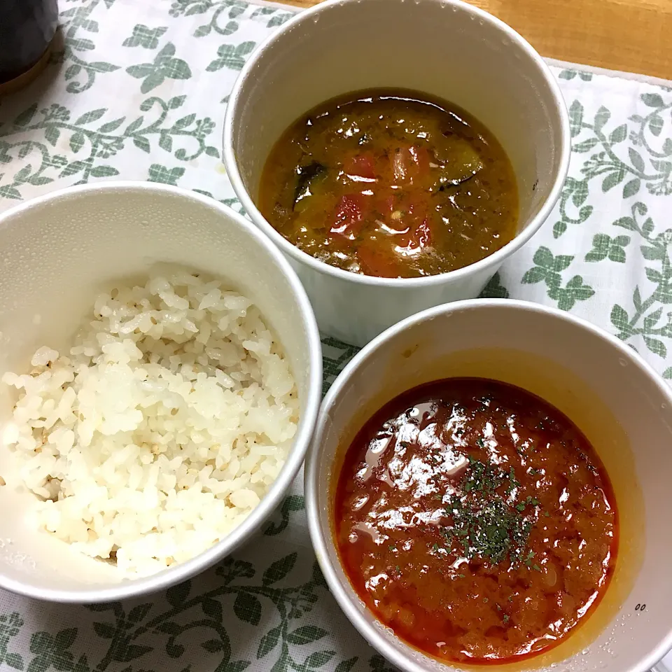 チャナマサラ、茄子と牛挽肉の辛くないキーマカレー|こいちさん