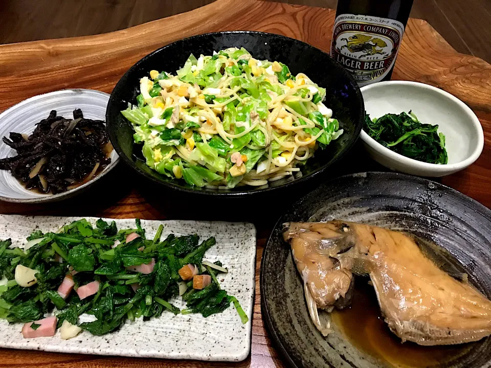 Snapdishの料理写真:2019.11.23 カワハギの煮付け🍻🍻🍻|ゆみずさん