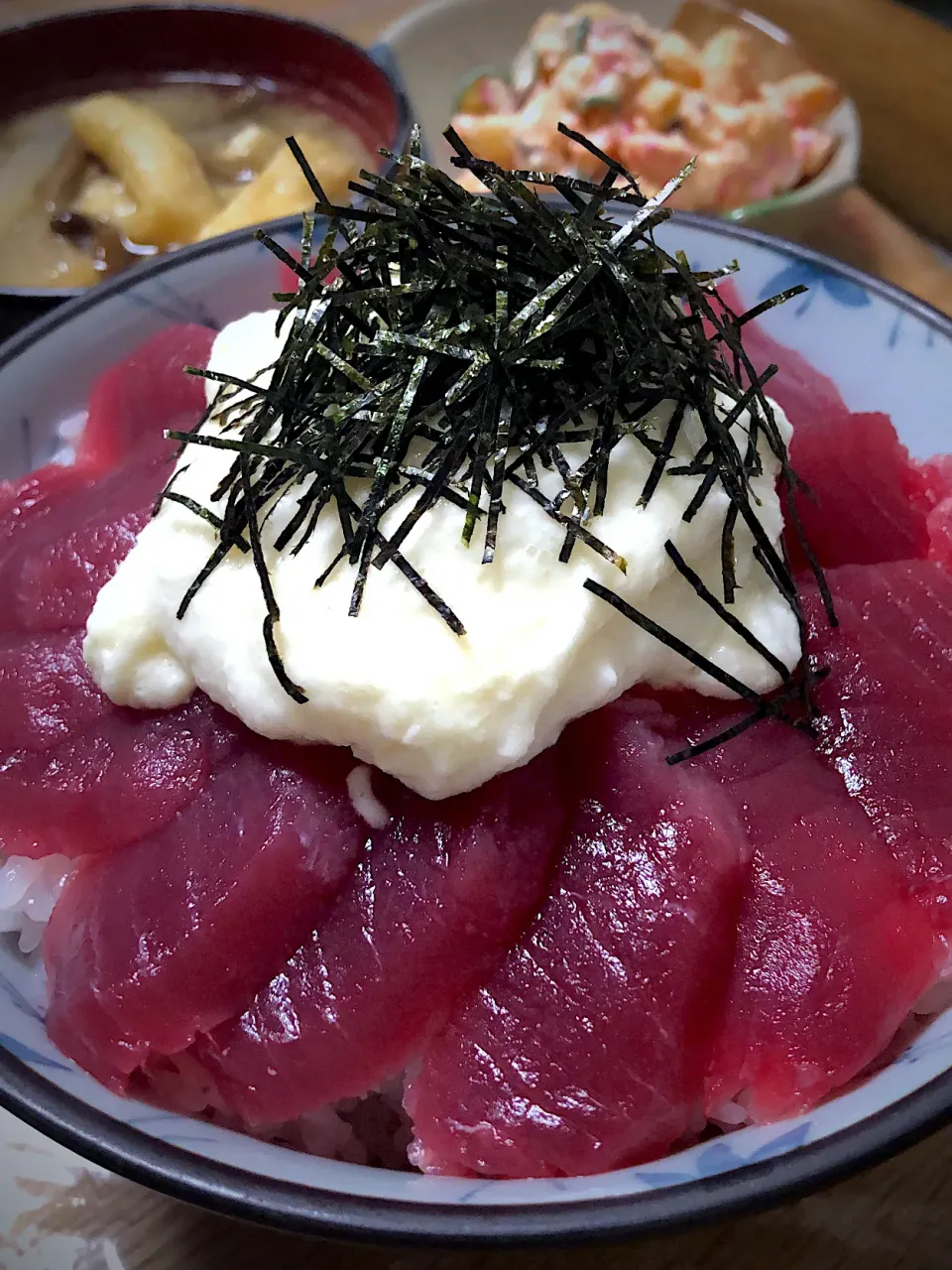 まぐろ山かけ丼   大和芋のとろろ|ミウトおかんさん