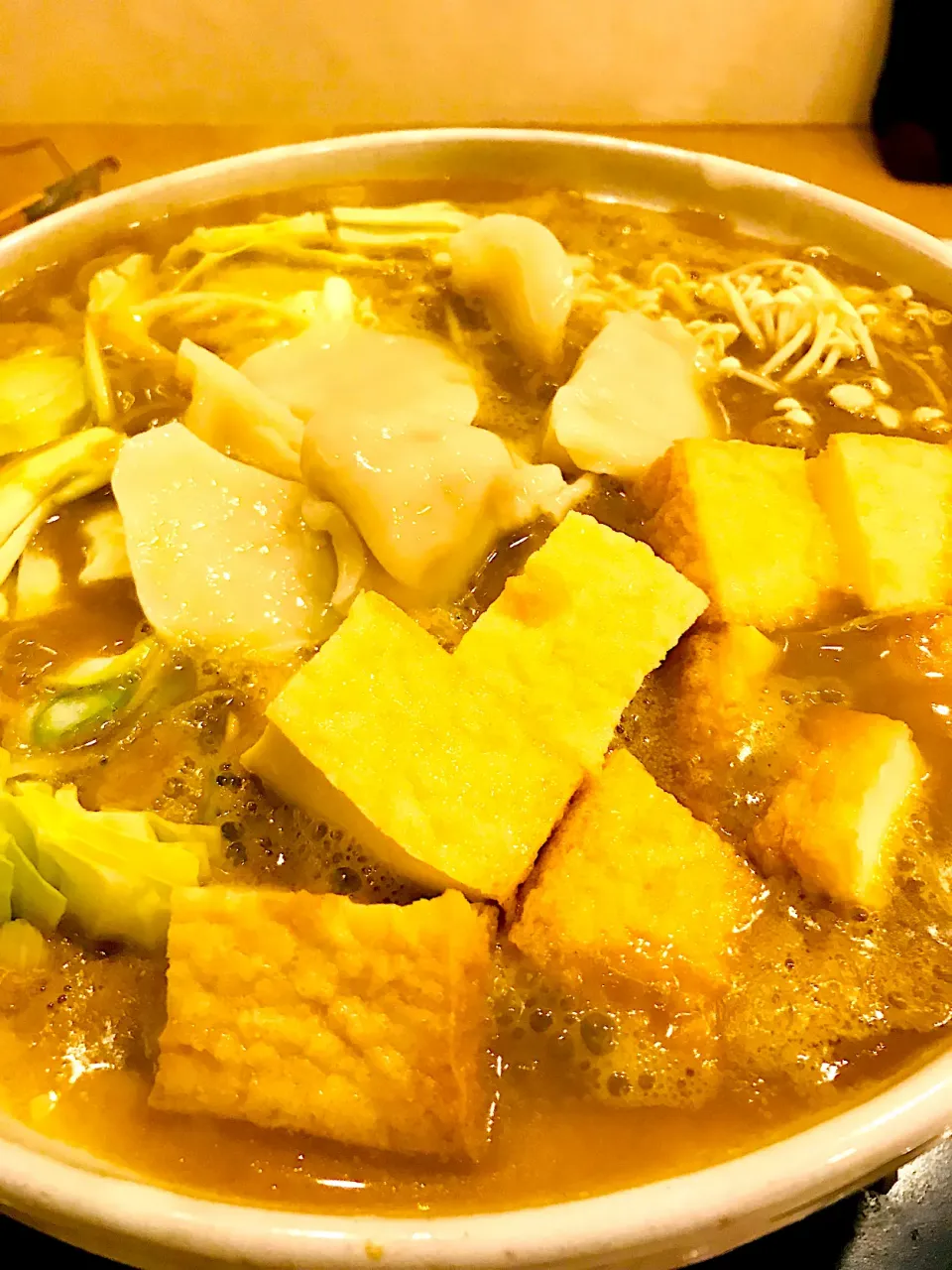 Snapdishの料理写真:カレー豆乳鍋|だまさん