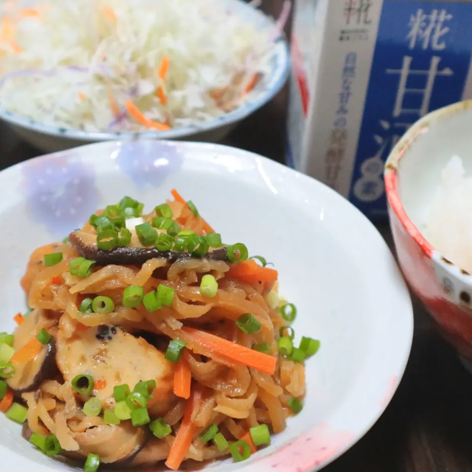 切干大根の甘酒煮|まゆさん