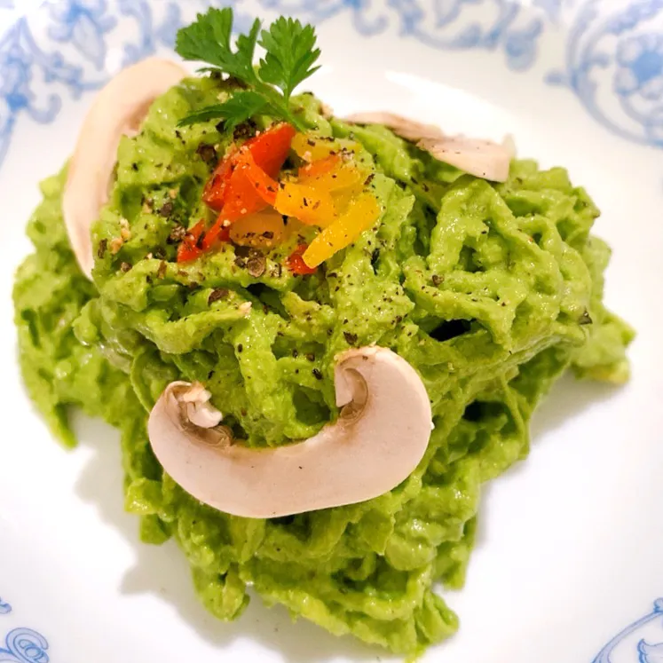 切り干し大根パスタケールクリームソース|りんりんさん