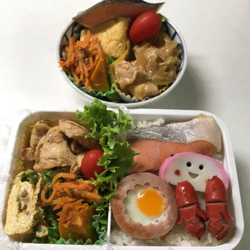 2019年11月27日　オレ弁当＆ムスコおきおかず♪|クッキングおやぢさん