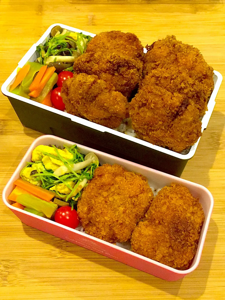 Snapdishの料理写真:11/27の娘ちゃん&息子くん弁当🍱|ままみさん