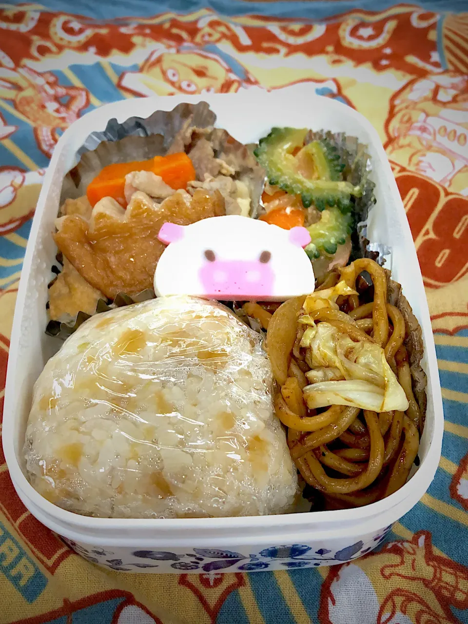 Snapdishの料理写真:悪魔のおにぎり弁当|超絶トルーマン石6さん