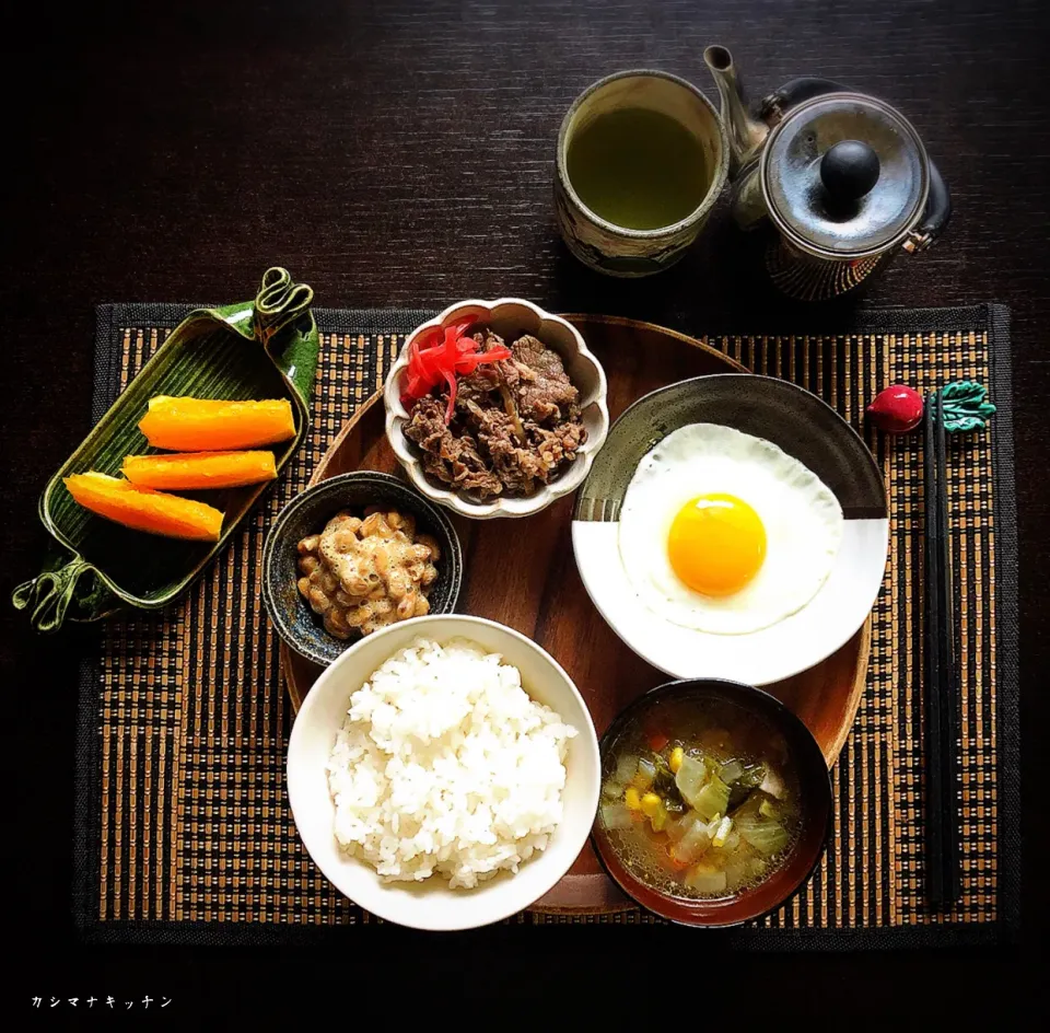 朝ご飯🍚🥢|Kashimanakitchenさん