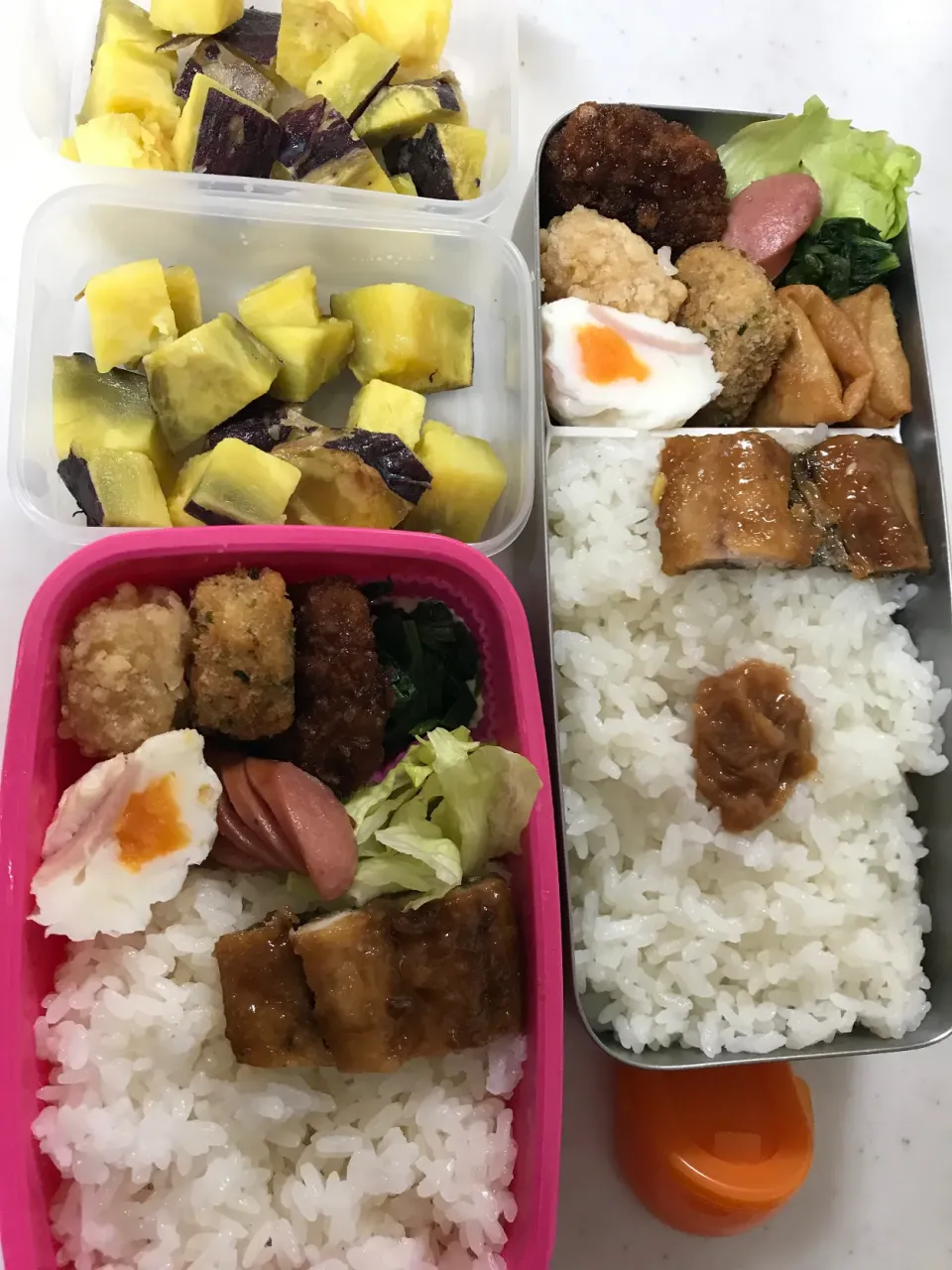 #旦那様と高2娘のお弁当|やすあけさん