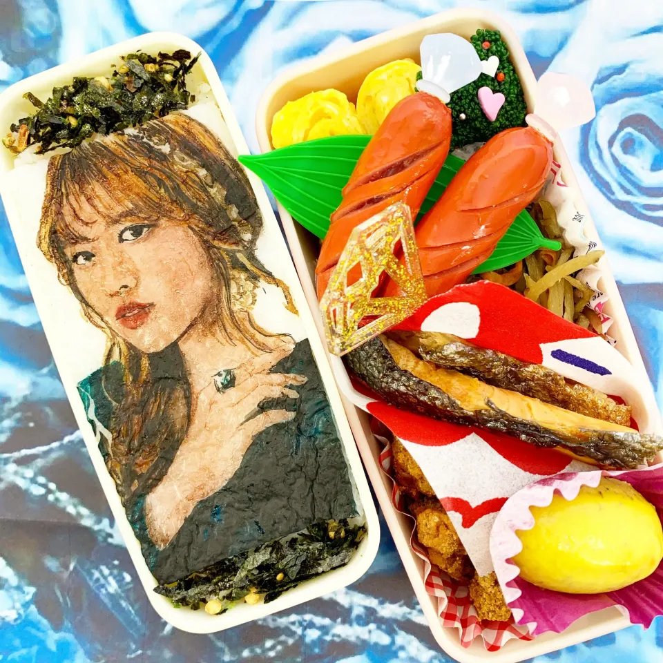 Snapdishの料理写真:IZ*ONE『アン・ユジン』弁当|みんなのあねごさん