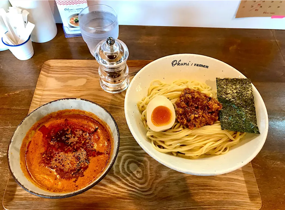 Snapdishの料理写真:✨鬼辛坦々つけ麺✨|中さんさん