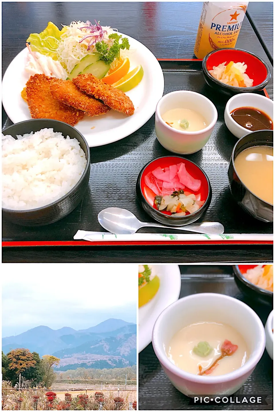 温泉後のヒレカツ定食♨️|Perritoさん