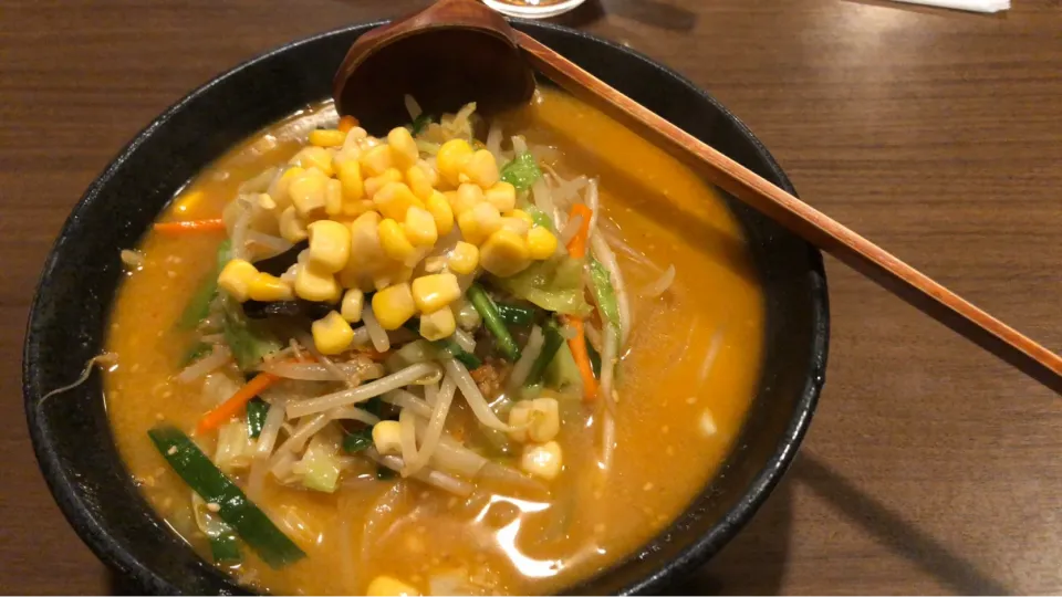 コーン入り味噌ラーメン🌽|おっちさん