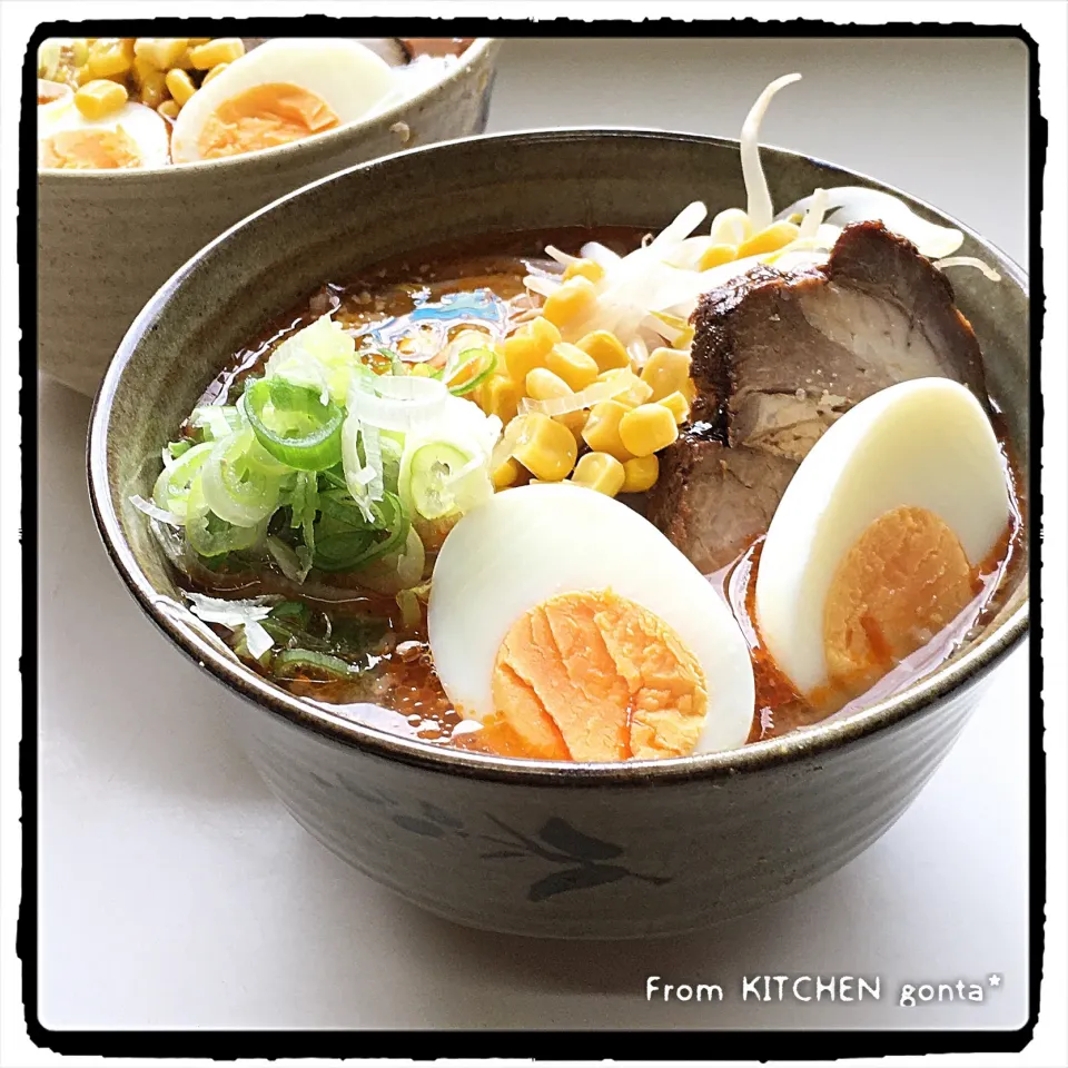 Snapdishの料理写真:味噌ラーメン🍜﻿|gonta*さん