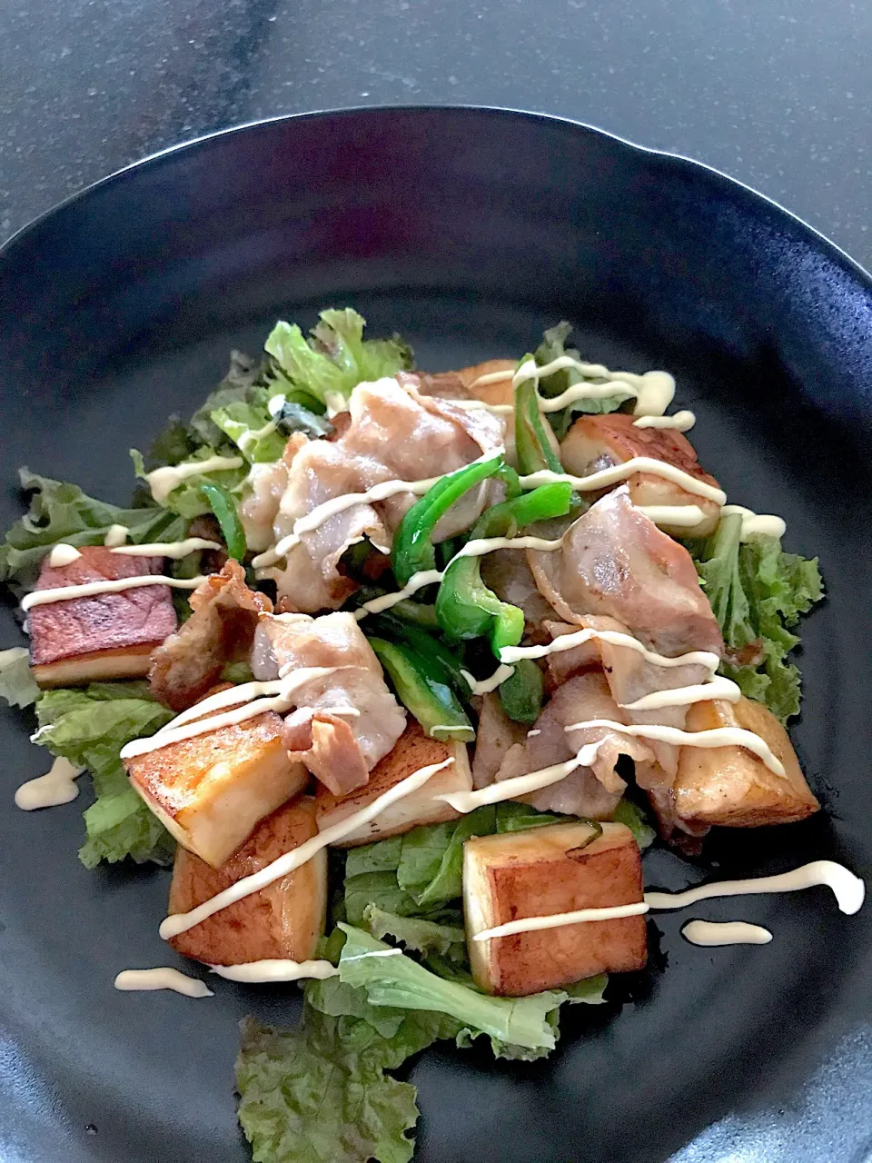 はんぺんガリバターサラダ🥗|シュトママさん