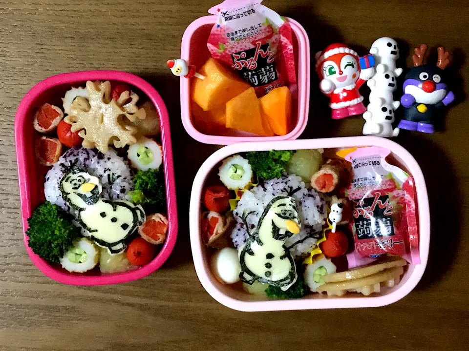 11月幼稚園★お弁当　オラフ？|おにぎりさん