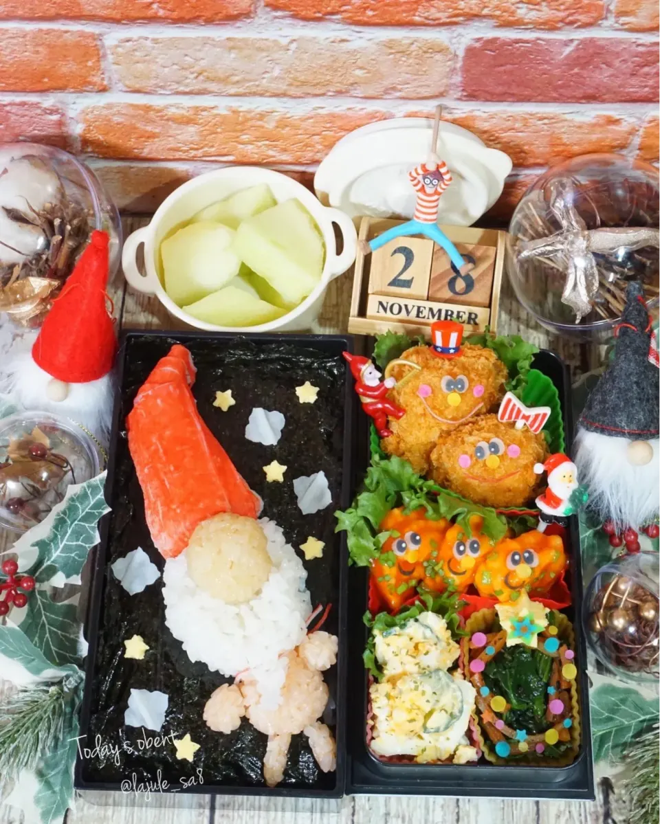 Snapdishの料理写真:トムテぉ弁当:*･ﾟ|La-Jule Sa8さん