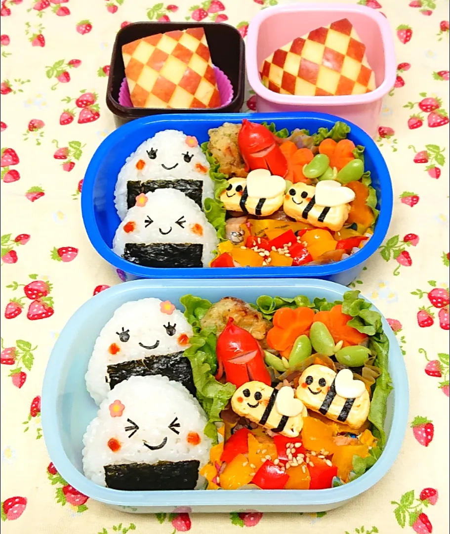 Snapdishの料理写真:子どものリクエスト弁当❤️
何かで見たお弁当と同じのを作ってほしいと言われて、、、💦|みちゅあしさん