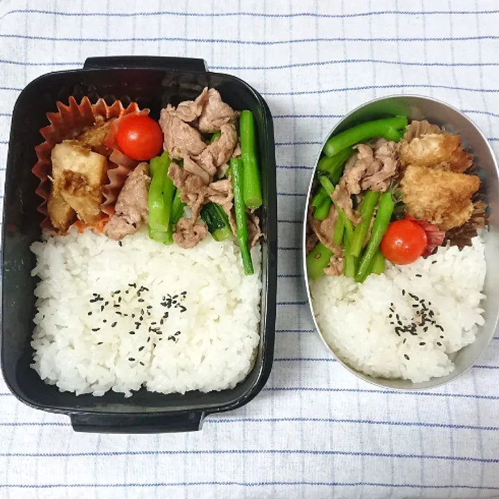 オータムポエムと豚肉のバター炒め弁当|jun(・x・)さん