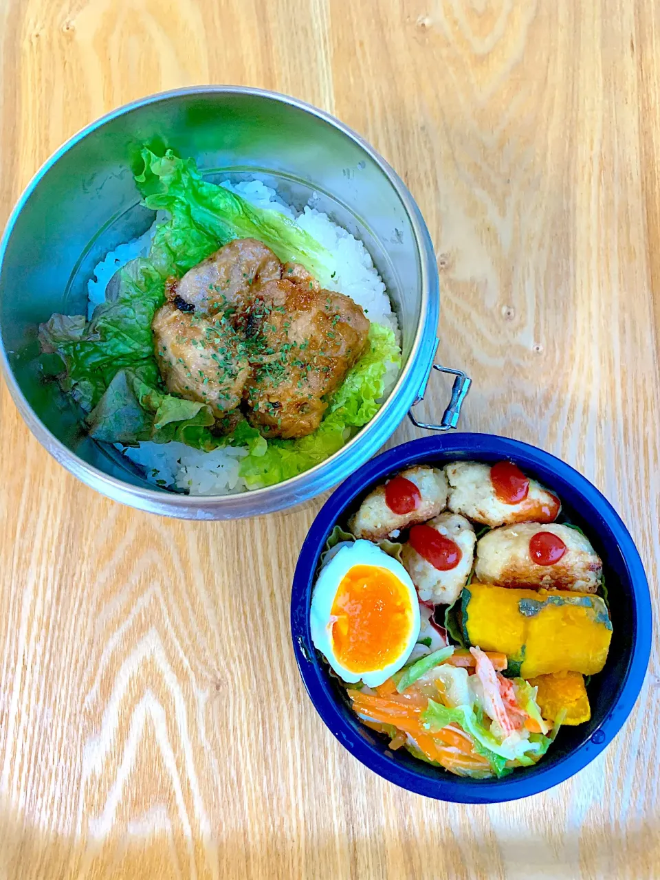 2019.11.28  高3男子弁当
かおちゃんさんの料理 豚ヒレ肉のソテー♡ハニーレモンバター醤油♪|Loackerさん