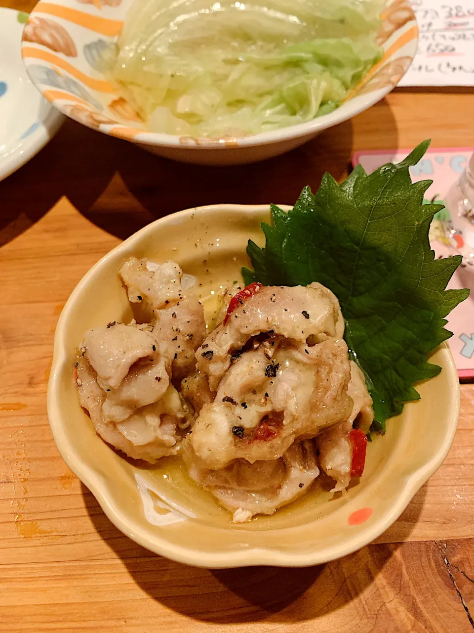 Snapdishの料理写真:天満 #ホルモッシュ #鶏ハラミオリーブ漬け 2019.11.27|papicoさん