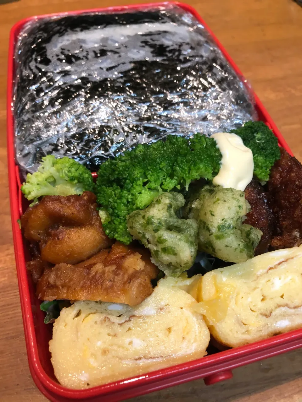 11/29次男用弁当(BIG🍙)|マツさん