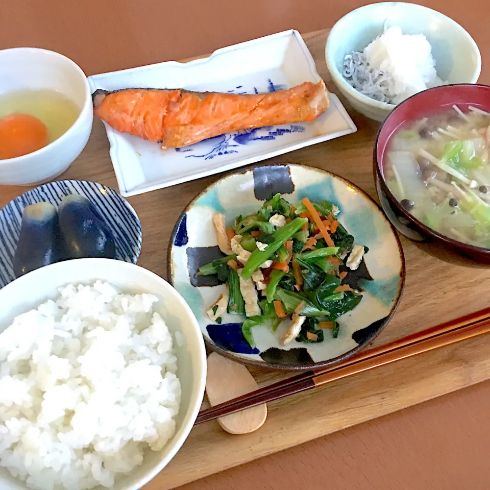 焼鮭の朝定食|Hiromi Isonagaさん