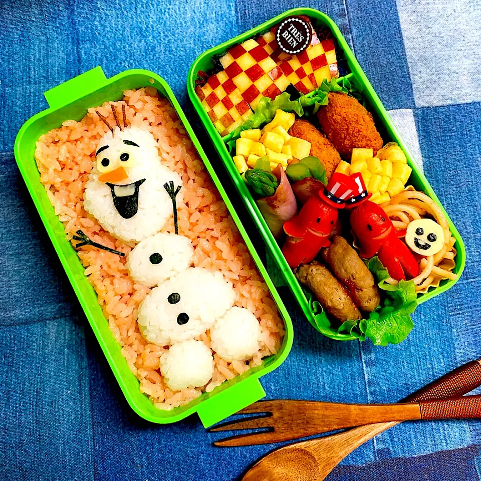 『オラフお弁当⛄️』٩(ˊᗜˋ*)و|ジュリさん