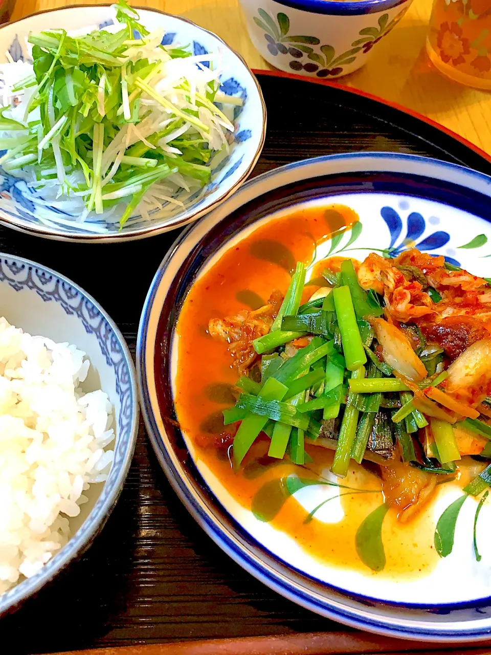 鯖のキムチ煮で晩御飯|Mikaさん