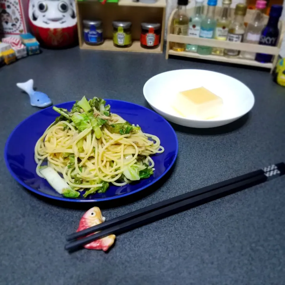 大根葉と白菜の和風ツナパスタ🍝|masaki .fさん