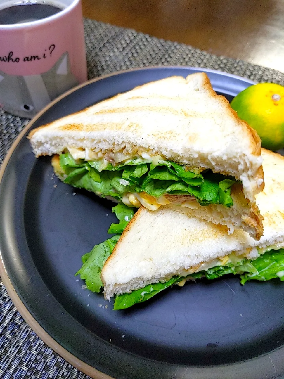 朝ごはん　《余ったおでんの具トースト》|ふわふわおもちさん