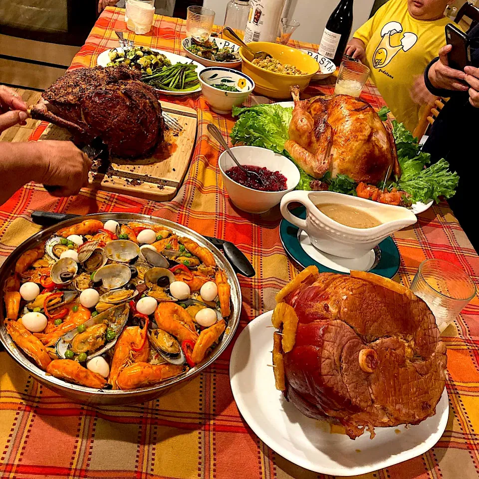 Grateful, blessed, & thankful for our Thanksgiving Dinner|🌺IAnneさん