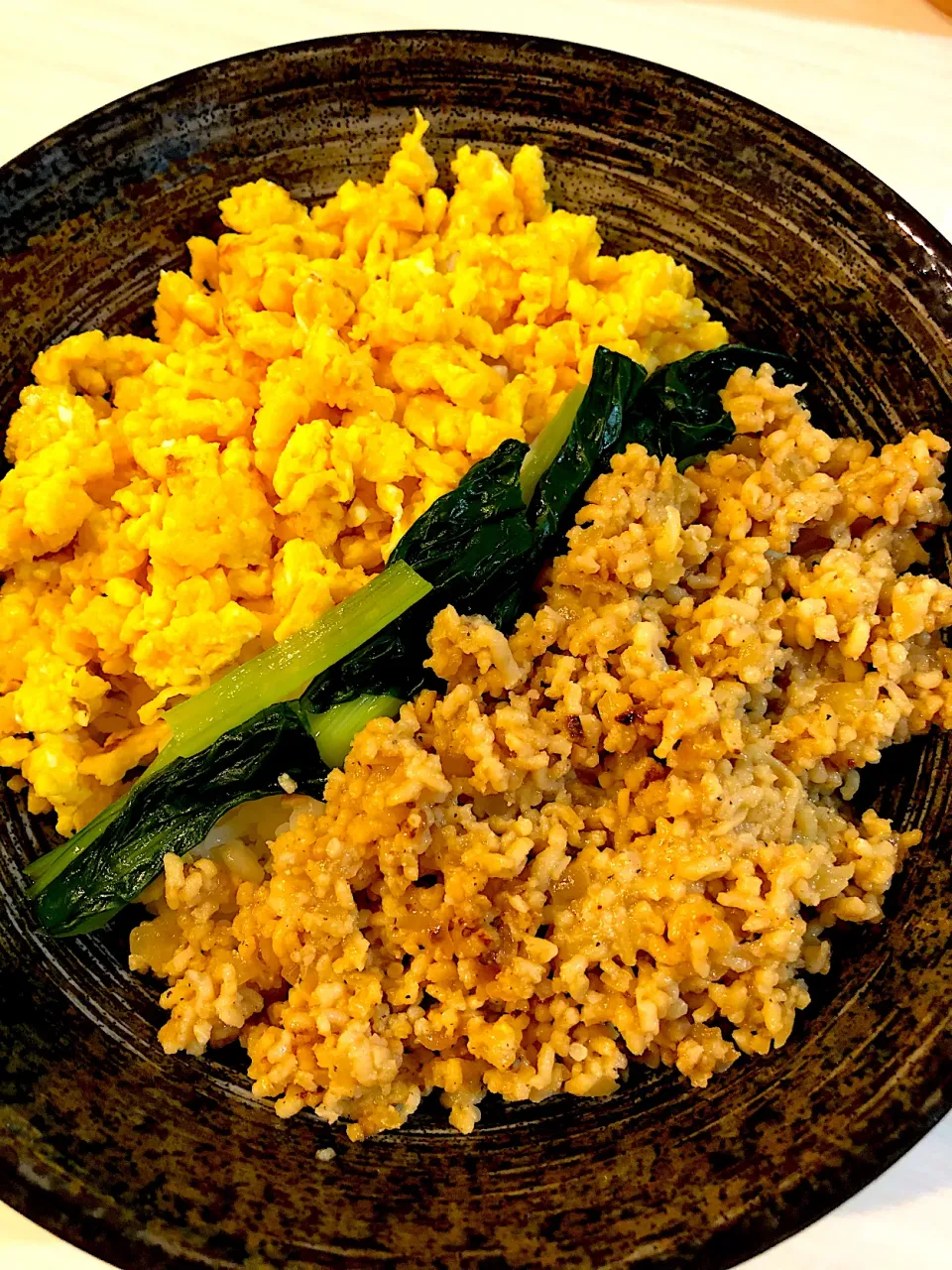 おさかなミンチで肉味噌丼風|キヨさん